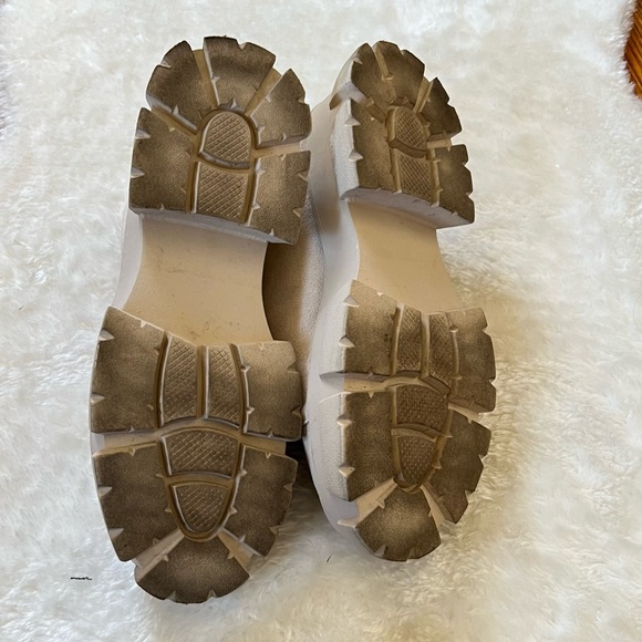 Steve Madden Michigan Chunky Platform Suede Leather Sneakers Sz 10 - Picture 11 of 11